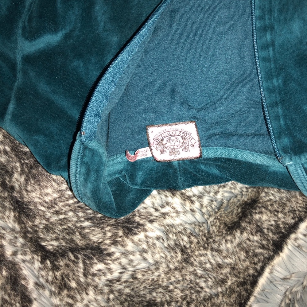 Vintage emerald juice couture jacket size small